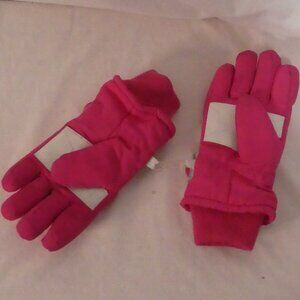 JOE FRESH KIDS - 3M Thinsolate | kids small | Pink Winter Gloves | White Patch